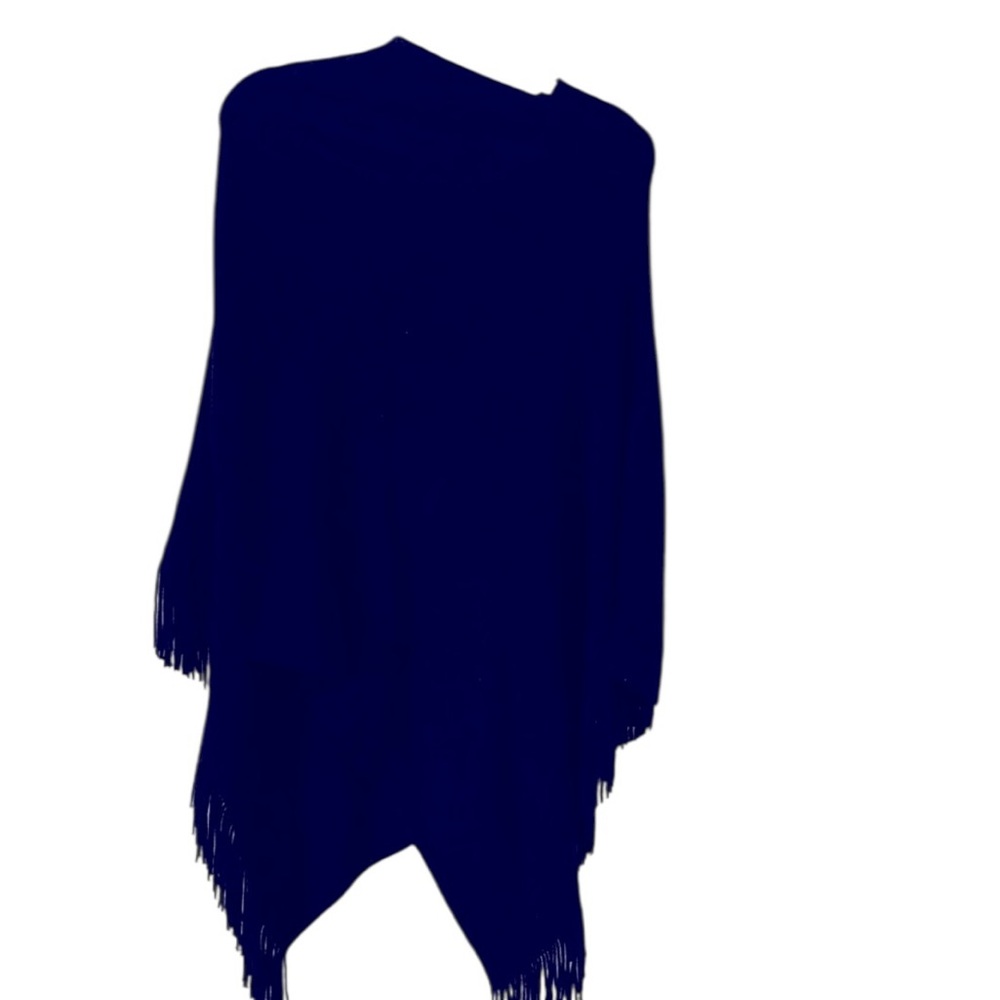 Elegant Navy  Fringe Sweater/ Wrap